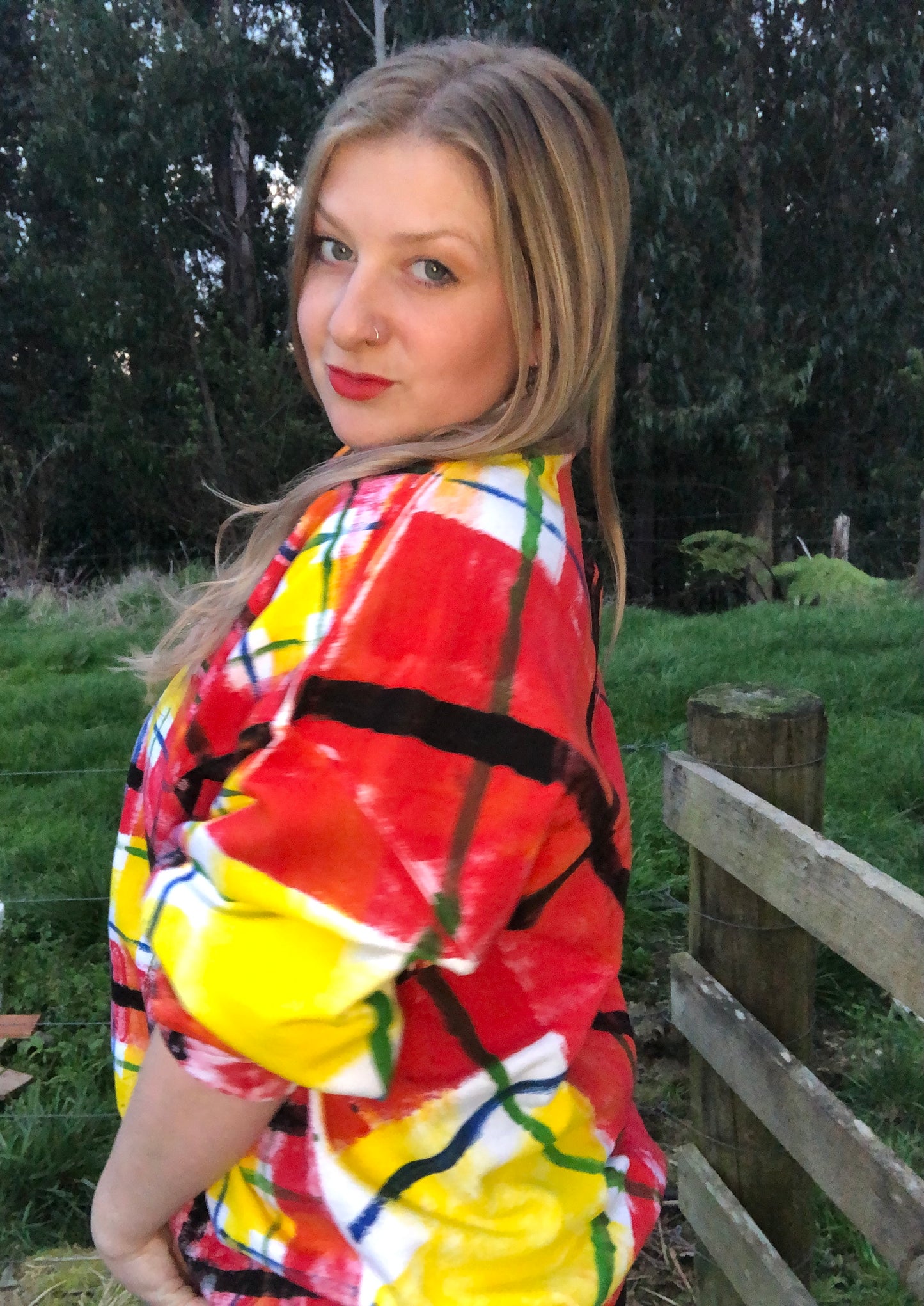 Crew Neck Sweater Size L So Plaid to see you