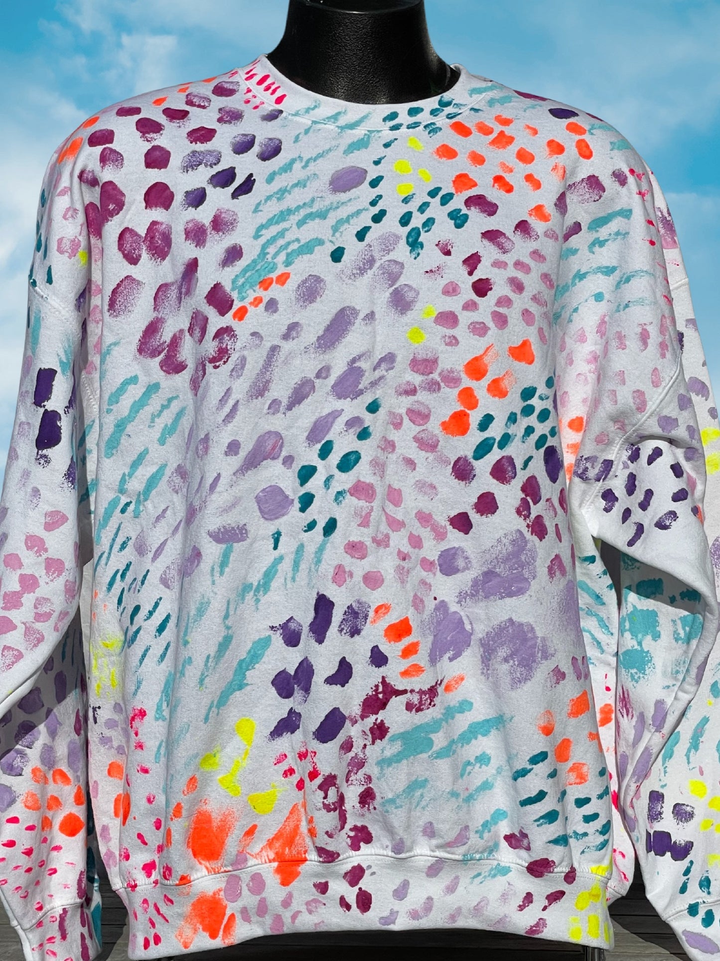 Crew Neck Sweater Size 2XL Trippy