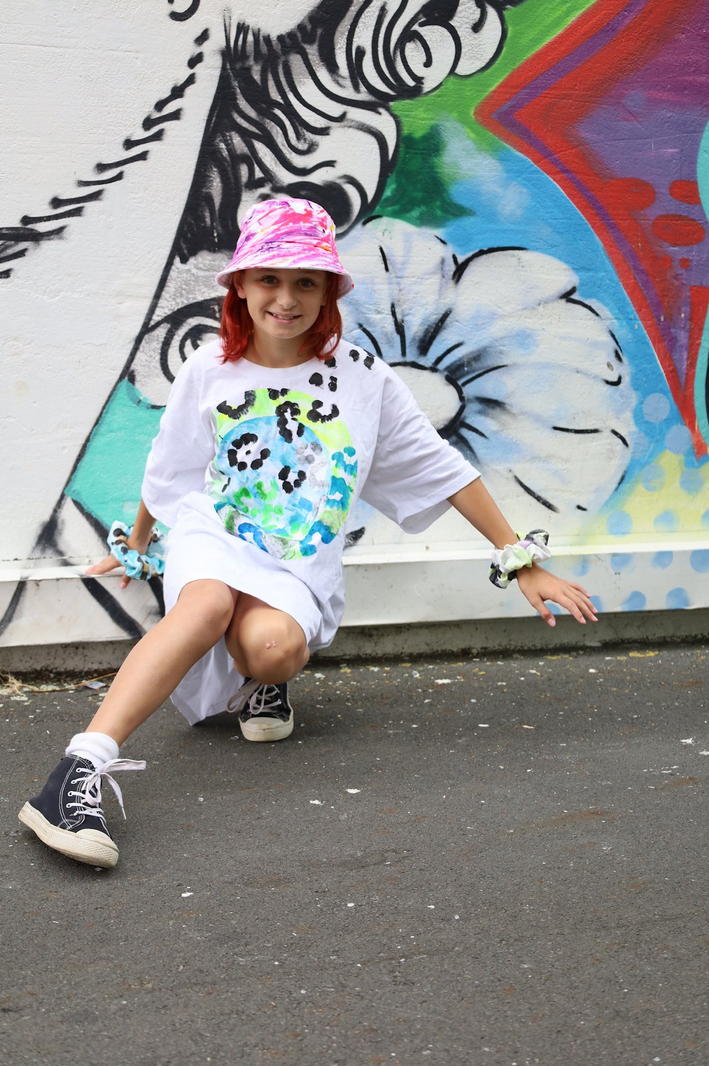 T Shirt Green Leopard Size XL