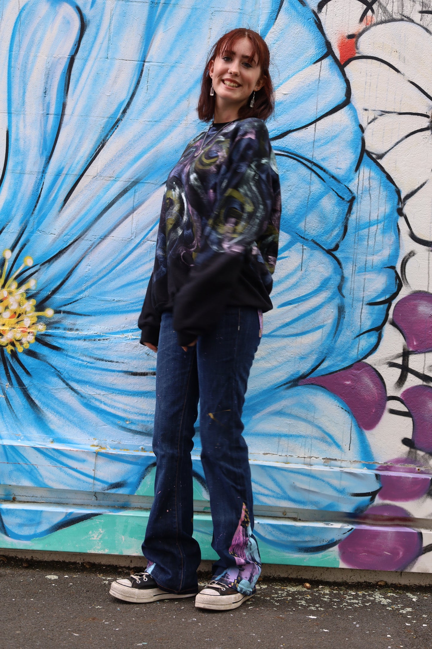Pastel Bootleg Jeans