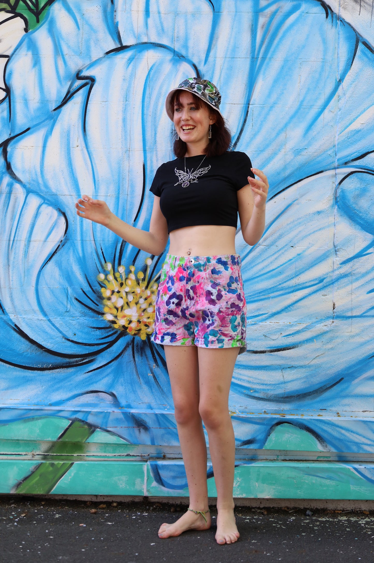 Pink Leopard Shorts