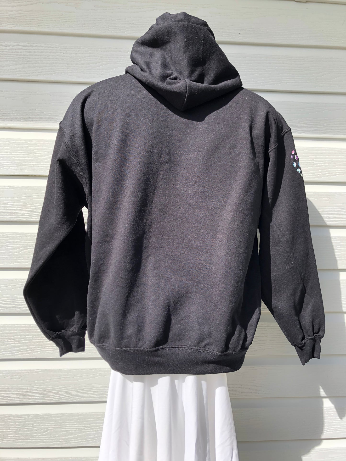 Rainbow Dots Heart Sweater size XL