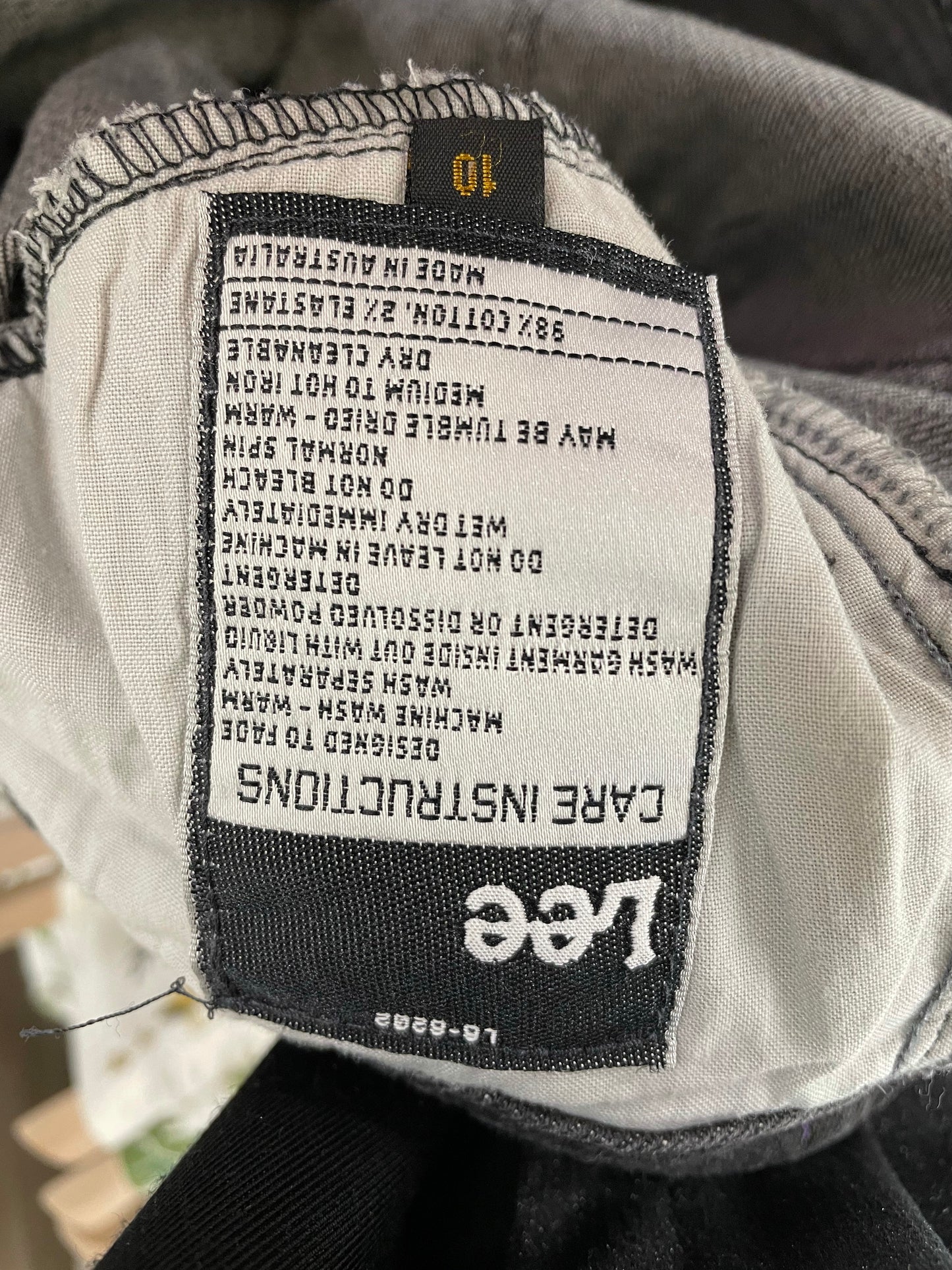 Size 10 Lee Lo Ryder Bootcut Upcycled Denim Jeans