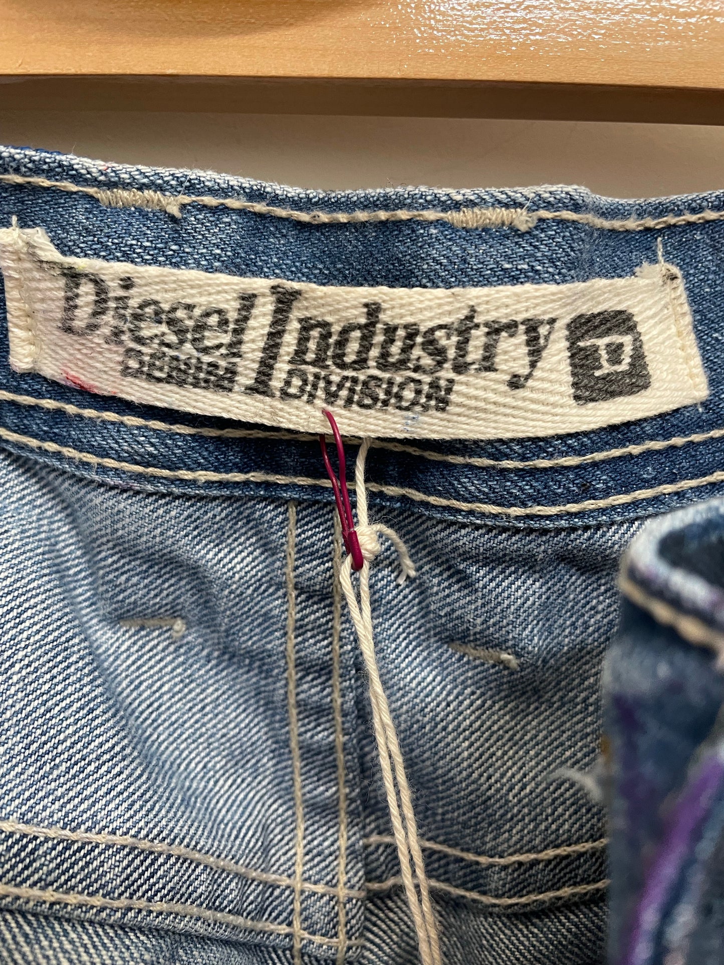 Oilslick Jeans Mens Size 30 Upcycled Denim Jeans Made in Italy