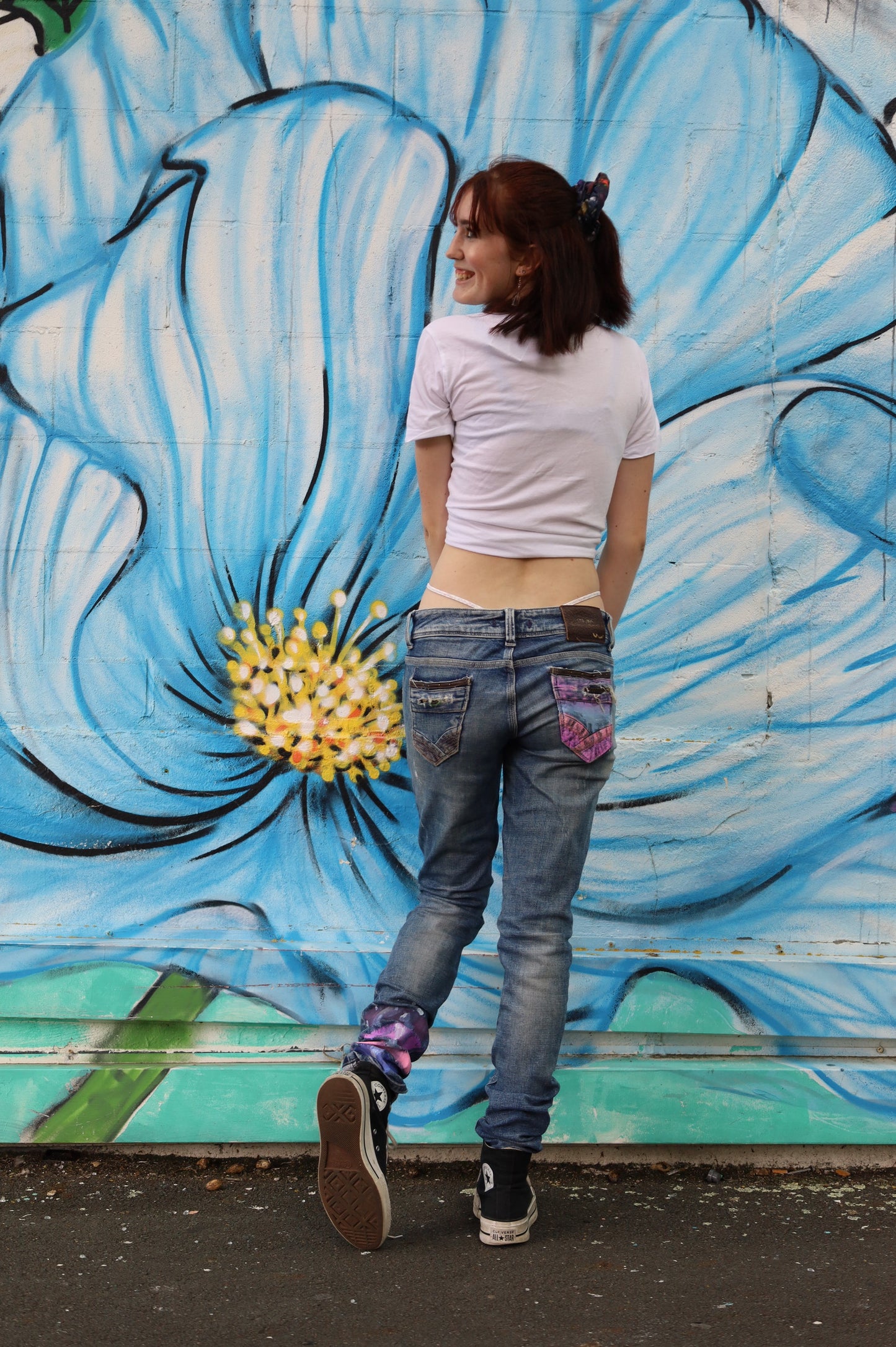 Stripe Jeans Size 28