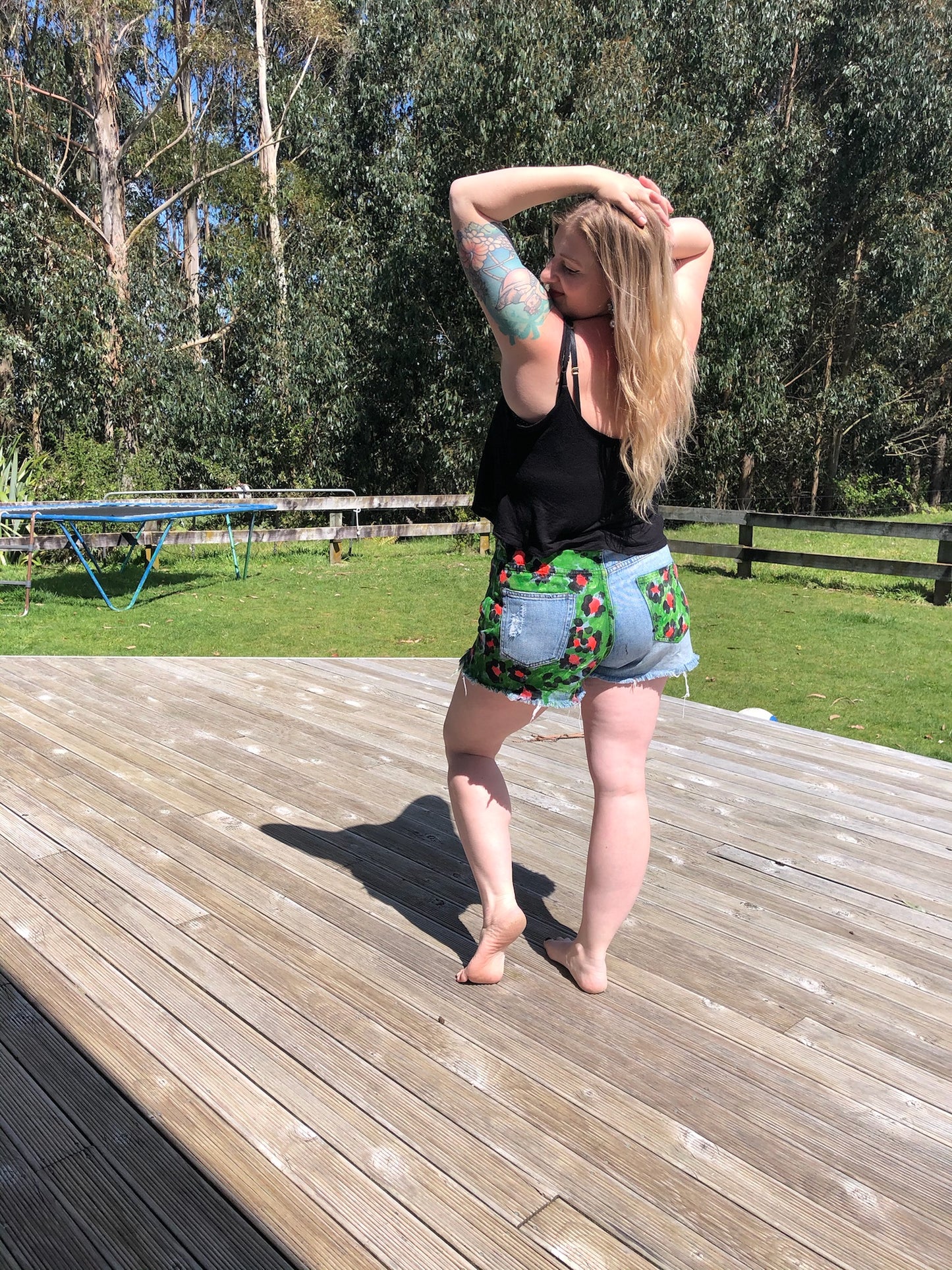 Safari Leopard shorts size 12