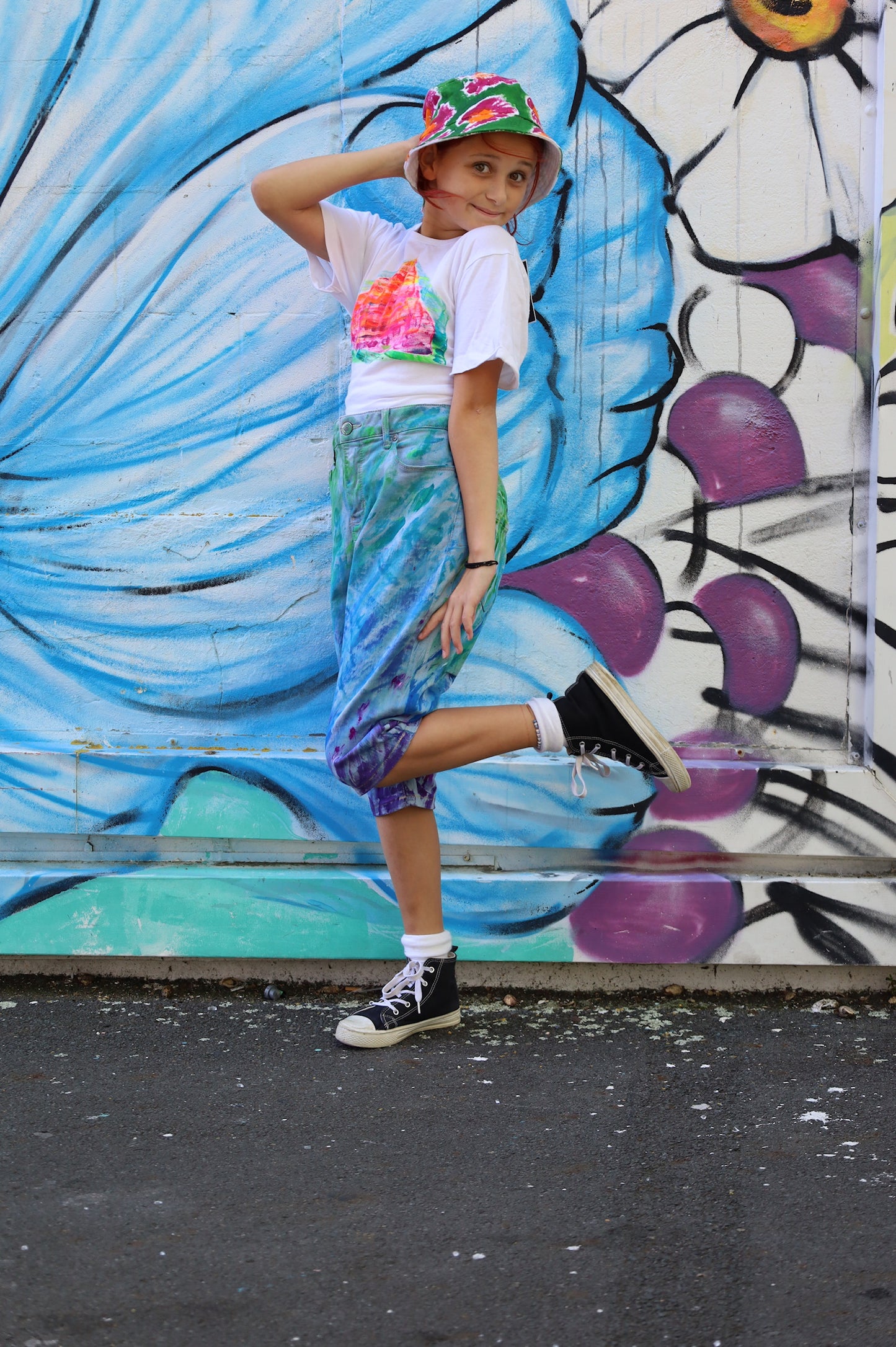 Jungletopia- 100% Heavy Brushed Cotton Bucket Hat