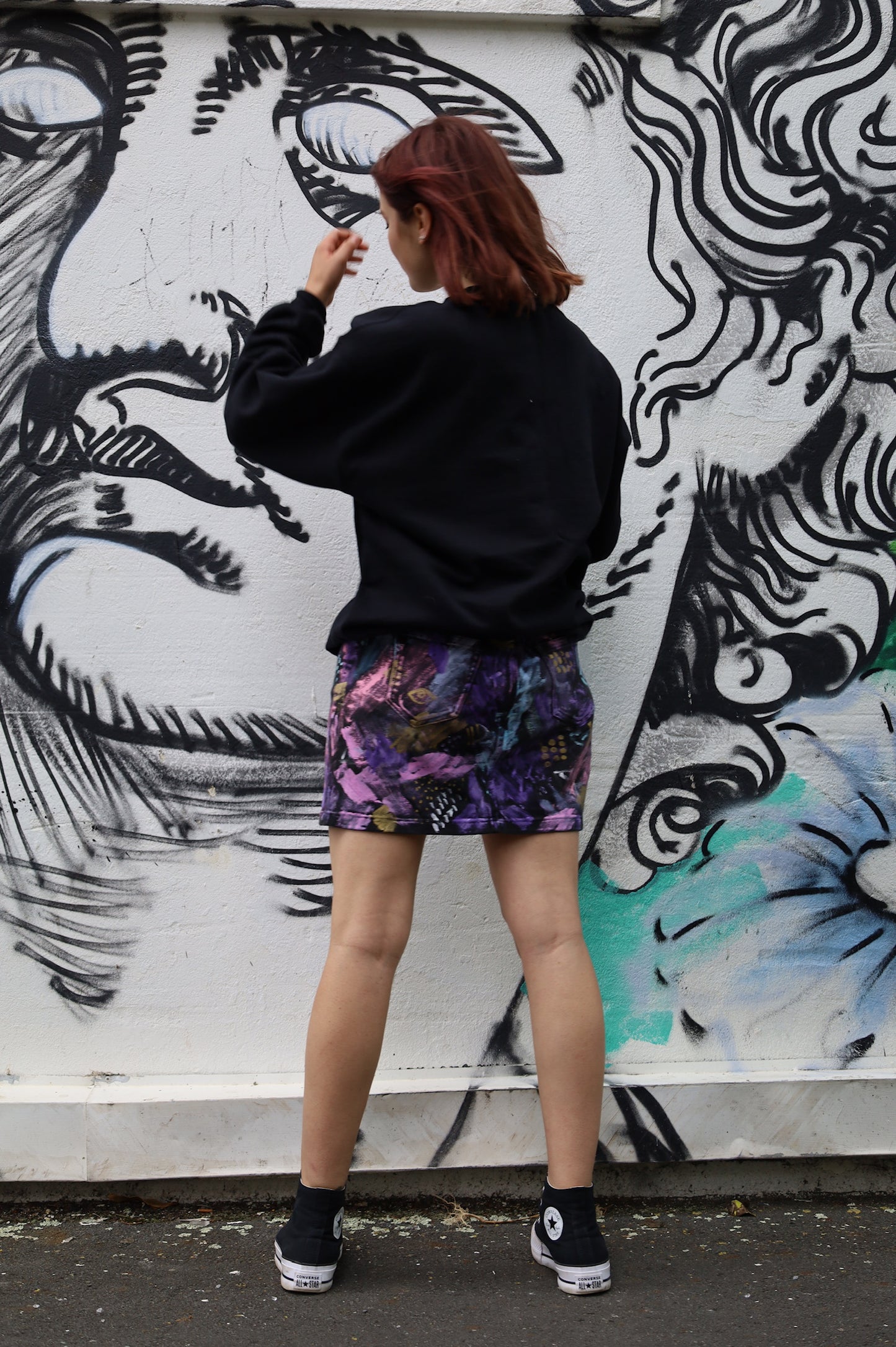 Lucid Lovers Denim Skirt size 16