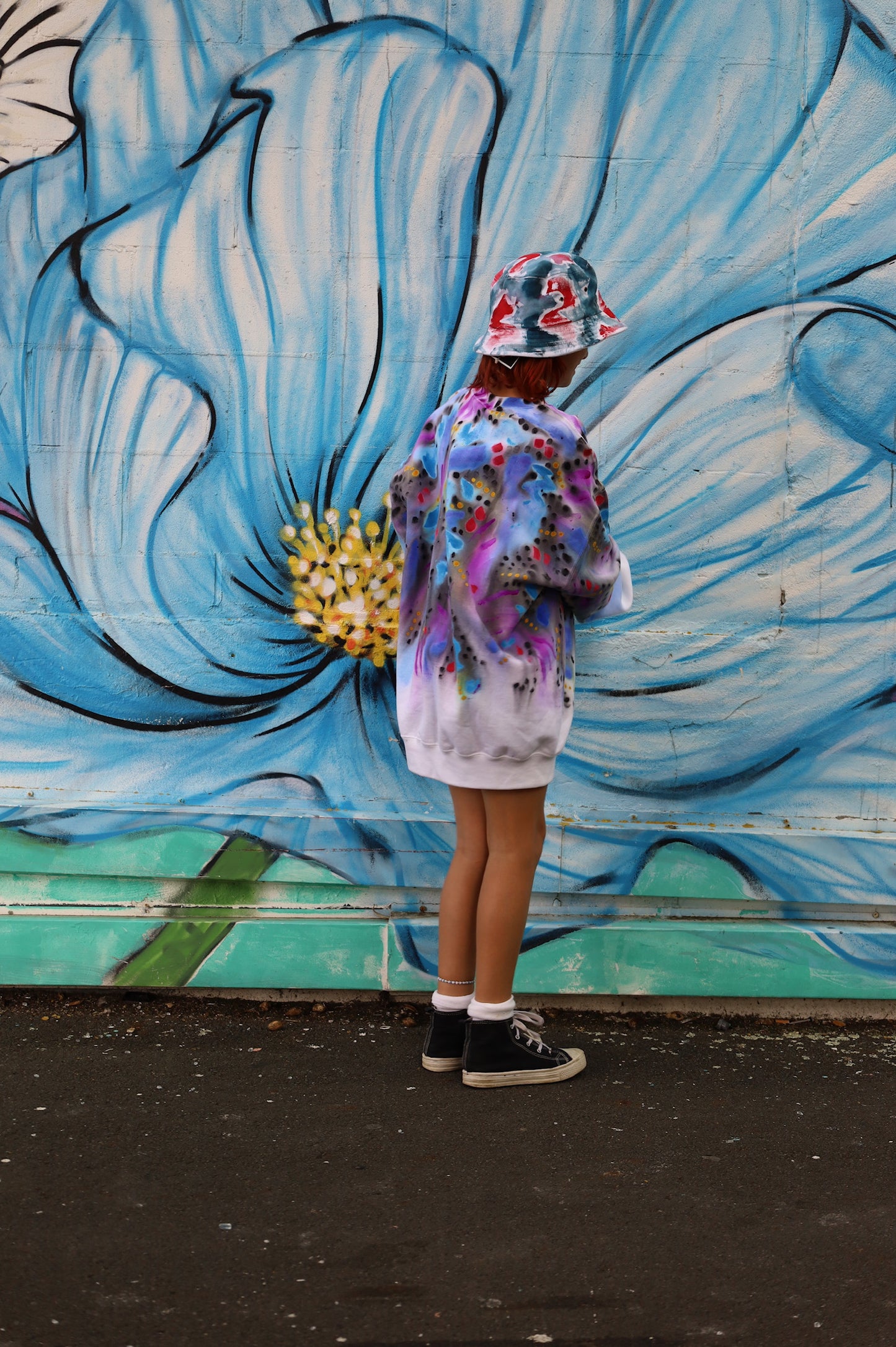 Deep Seahorse - 100% Heavy Brushed Cotton Bucket Hat