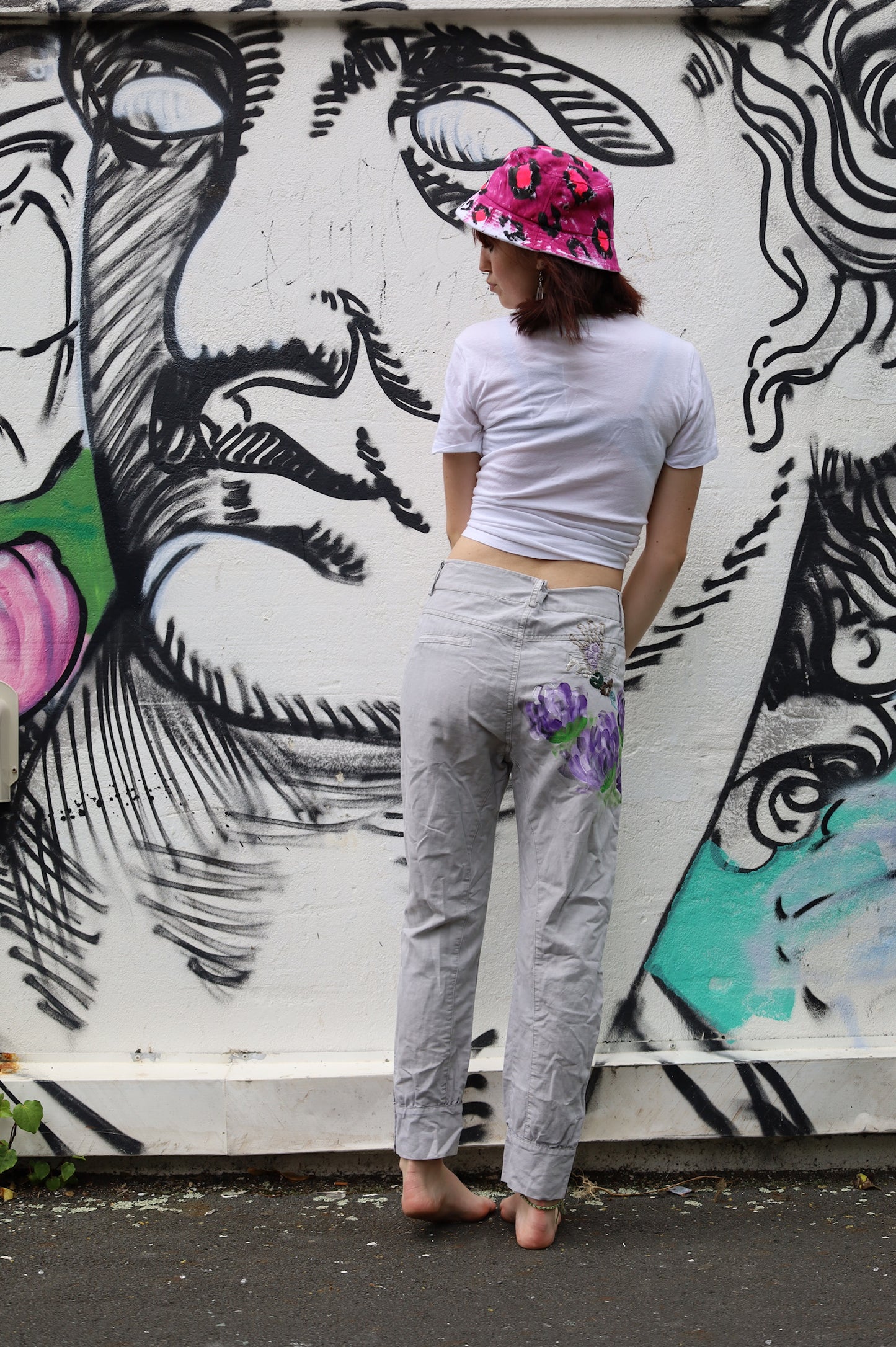Pink Leopard- 100% Heavy Brushed Cotton Bucket Hat