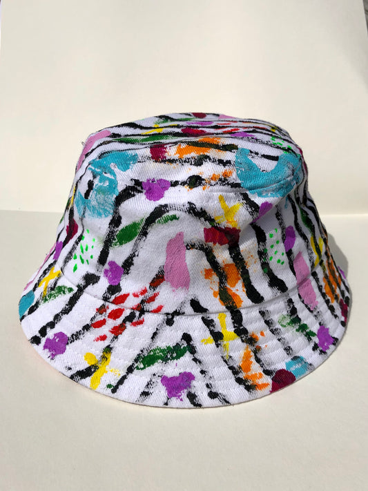 Squiggly Boop- 100% Heavy Brushed Cotton Bucket Hat