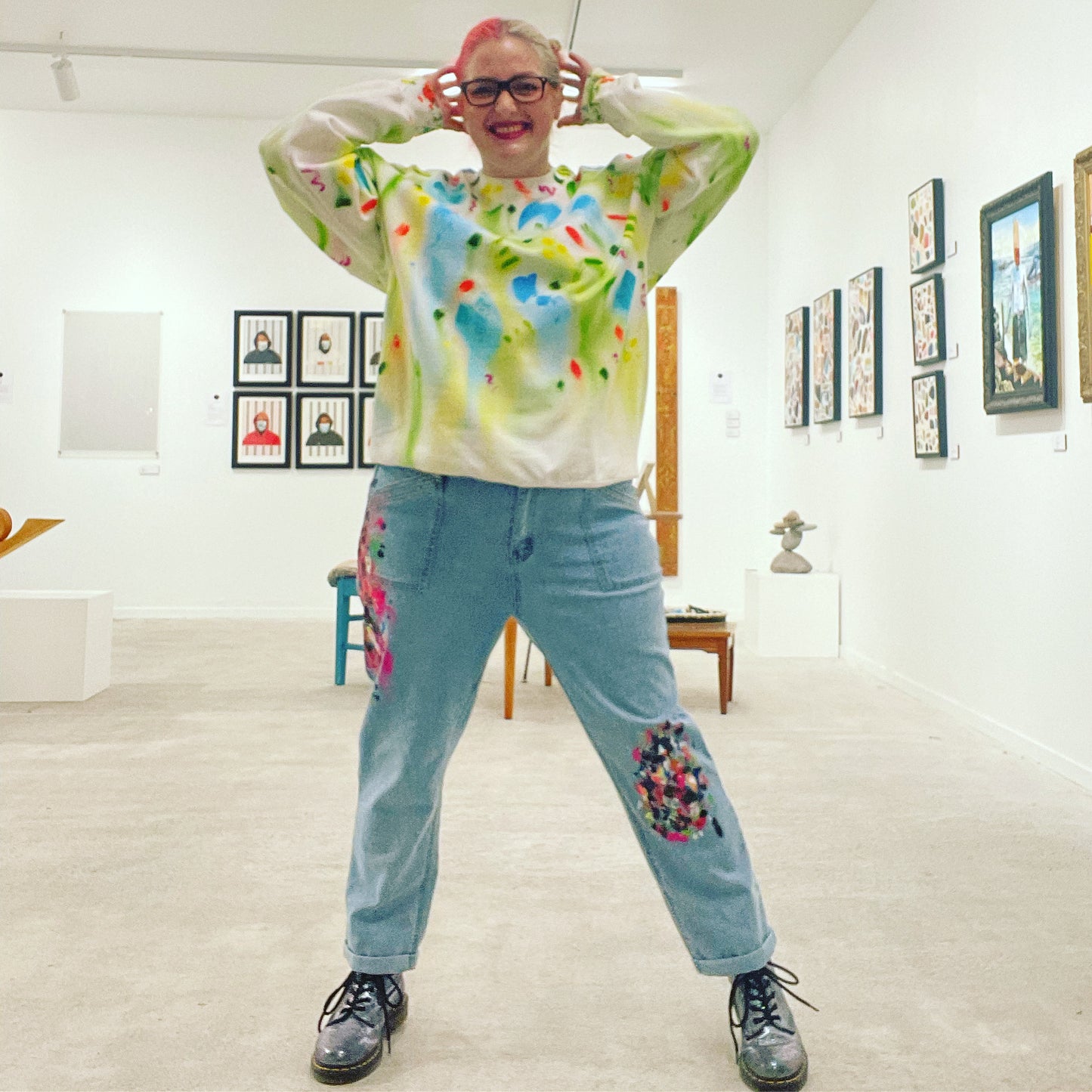 Size 16 Rockmans Upcycled Denim Jeans