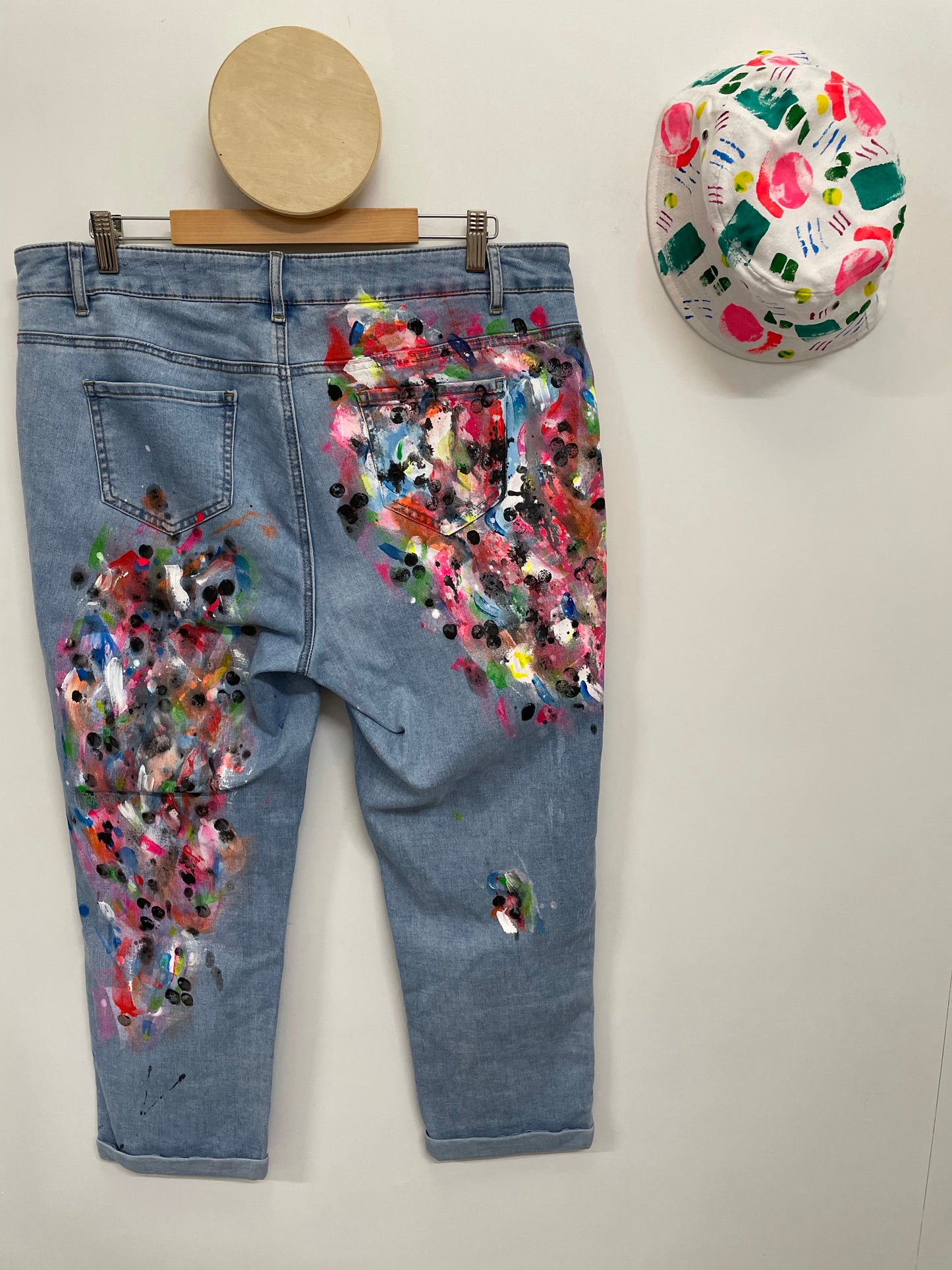 Size 16 Rockmans Upcycled Denim Jeans