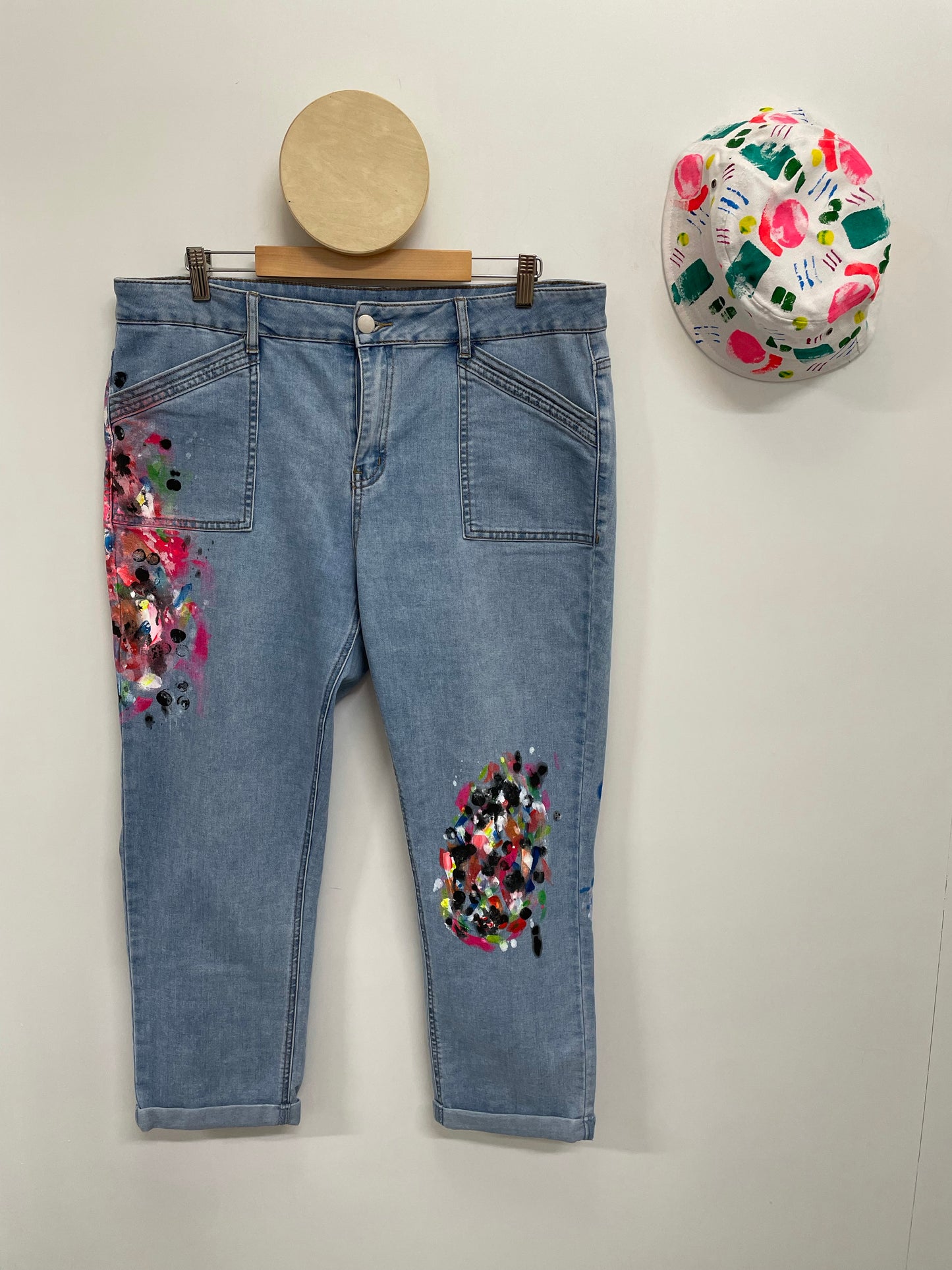 Size 16 Rockmans Upcycled Denim Jeans