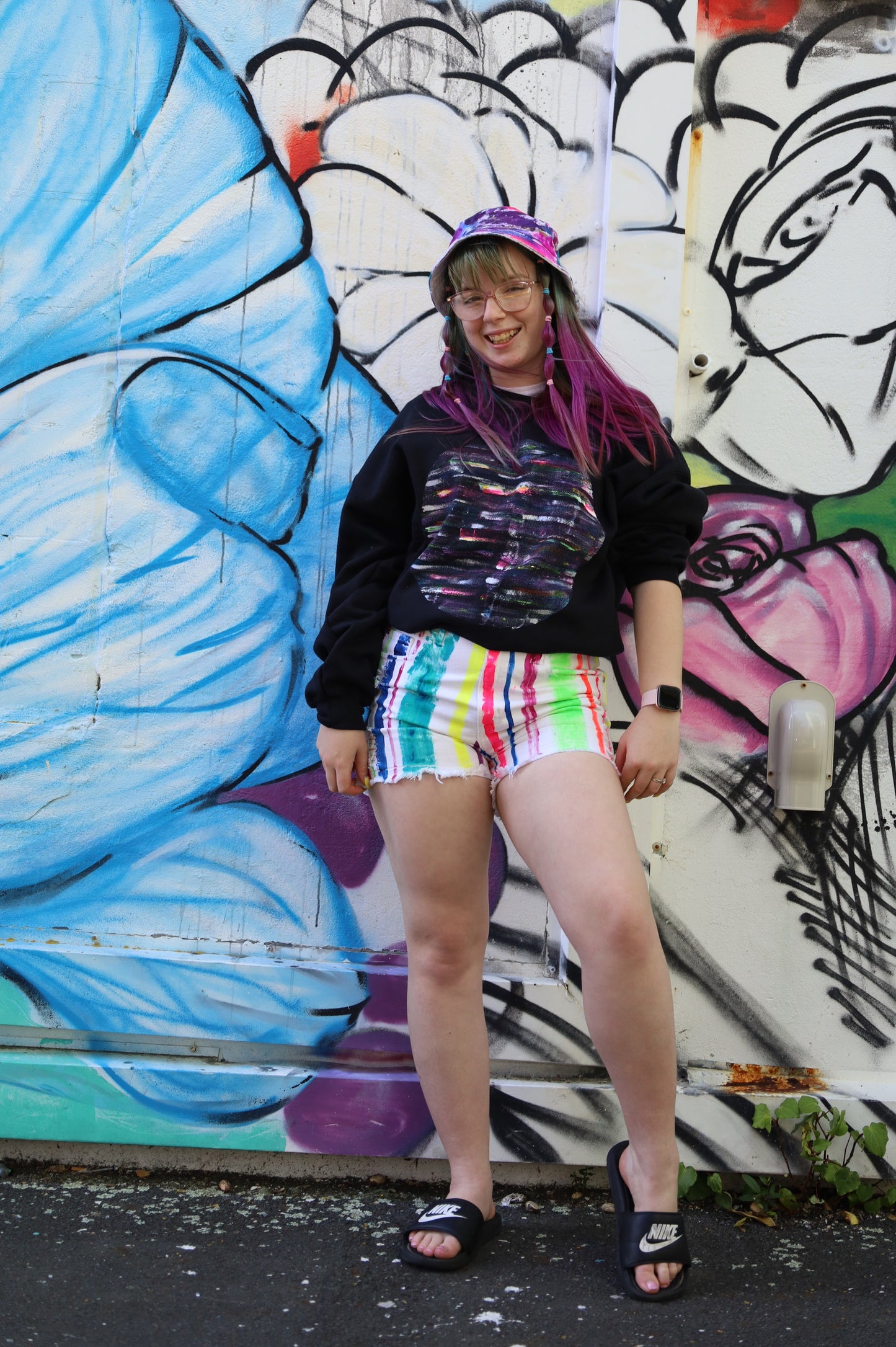 Dreamy Rainbowscape 2 Sweater Size XL