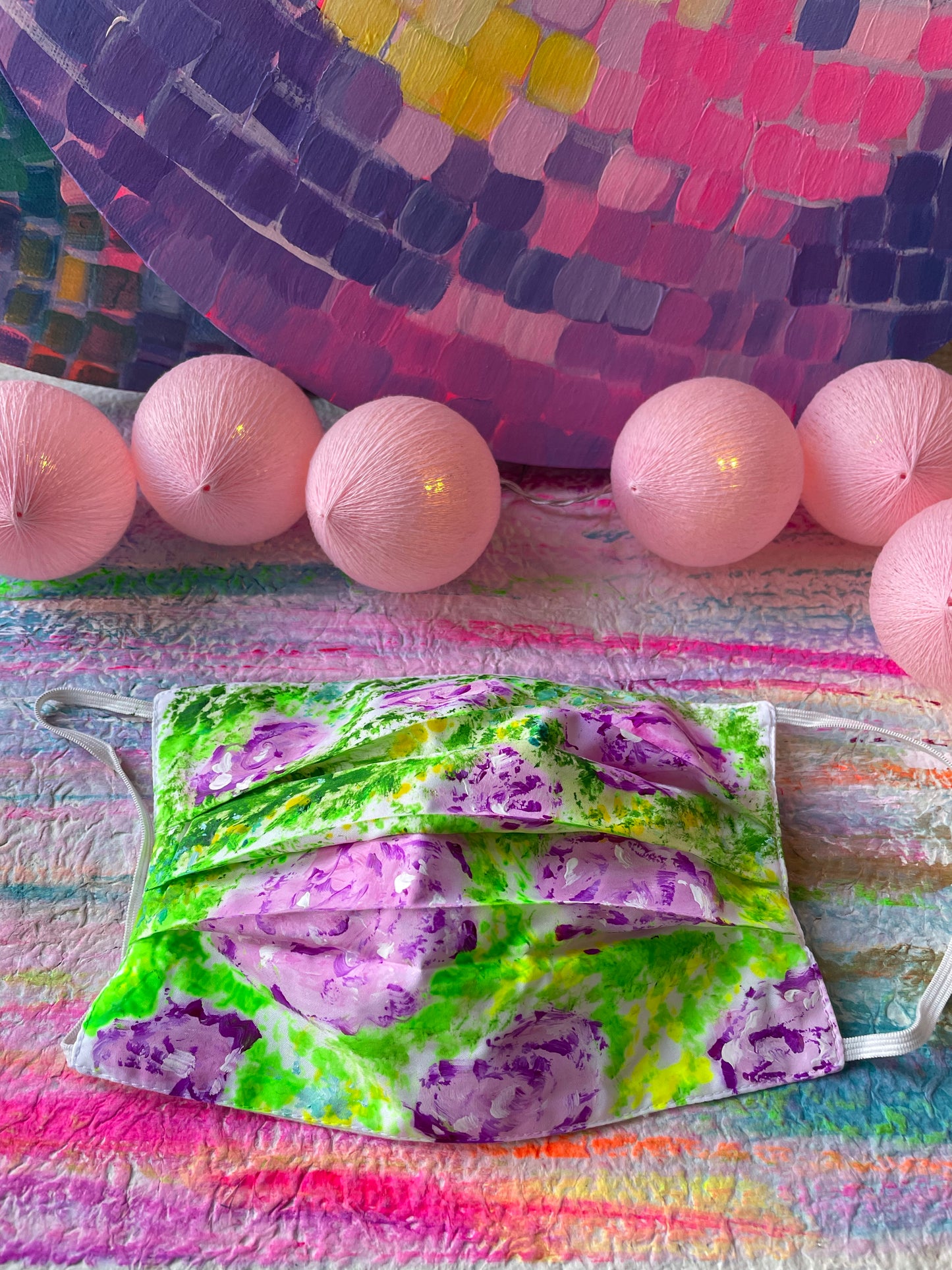 Impressionist Impression - Handpainted Face Mask