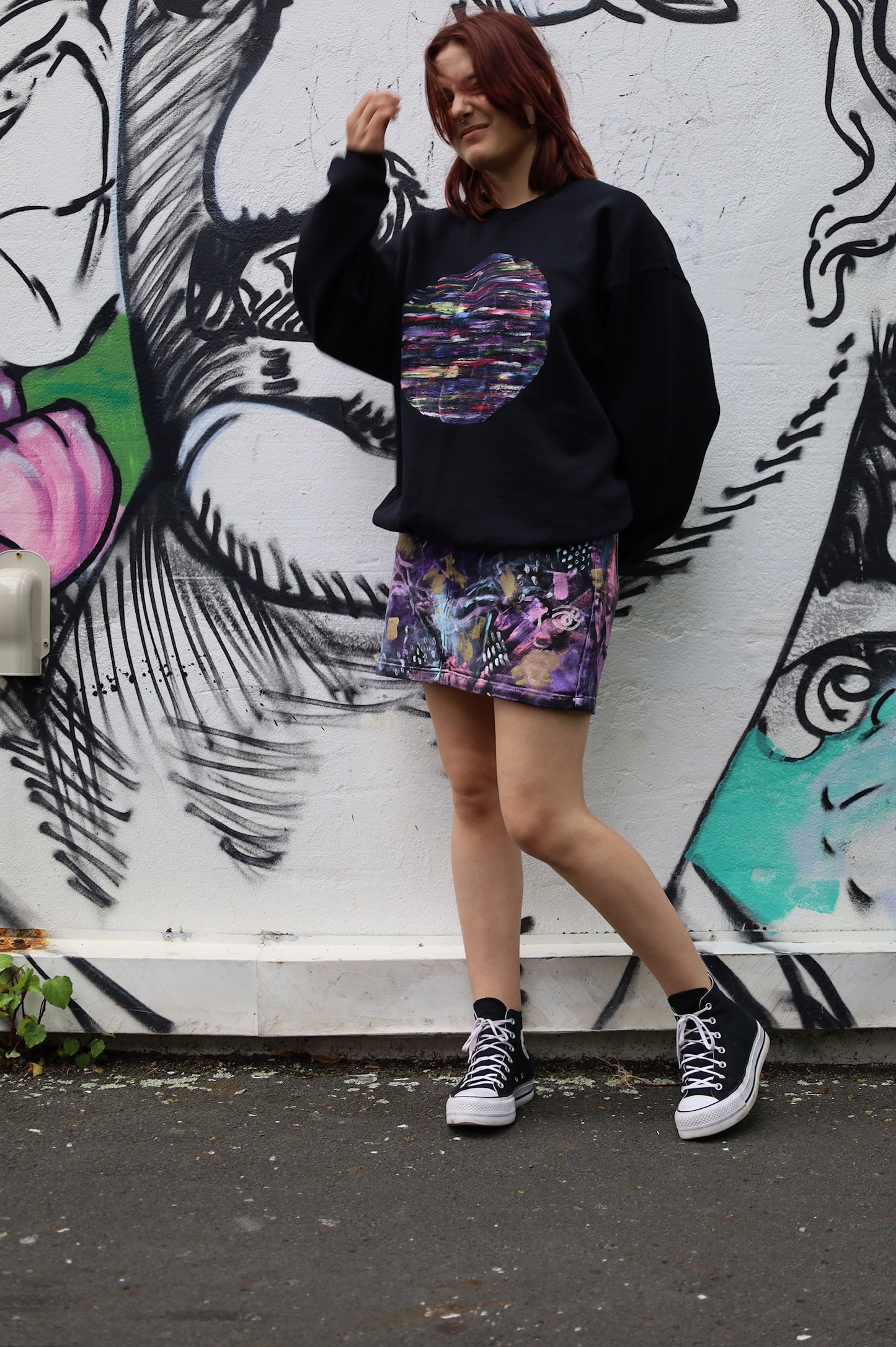 Dreamy Rainbowscape 1 Sweater Size XL